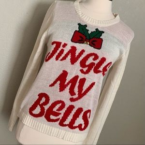 Carolyn Taylor Ugly Christmas Sweater Jingle My Bells, Large